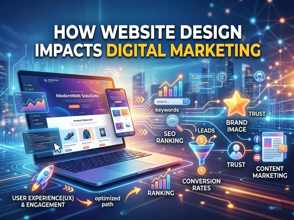 How Website Design Impacts Digital Marketing