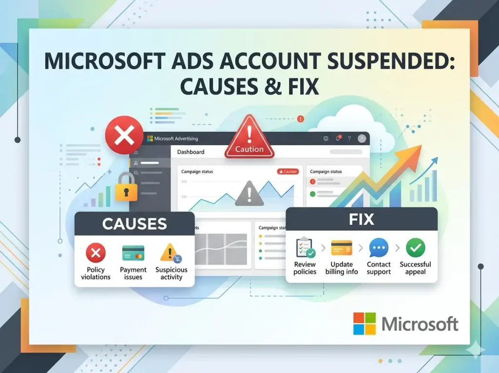 Microsoft Ads Account Suspended